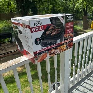 Ninja Foodi Grill with Red and Black Design